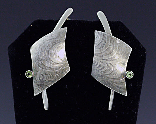 Diamond Shaped Dangle Earring