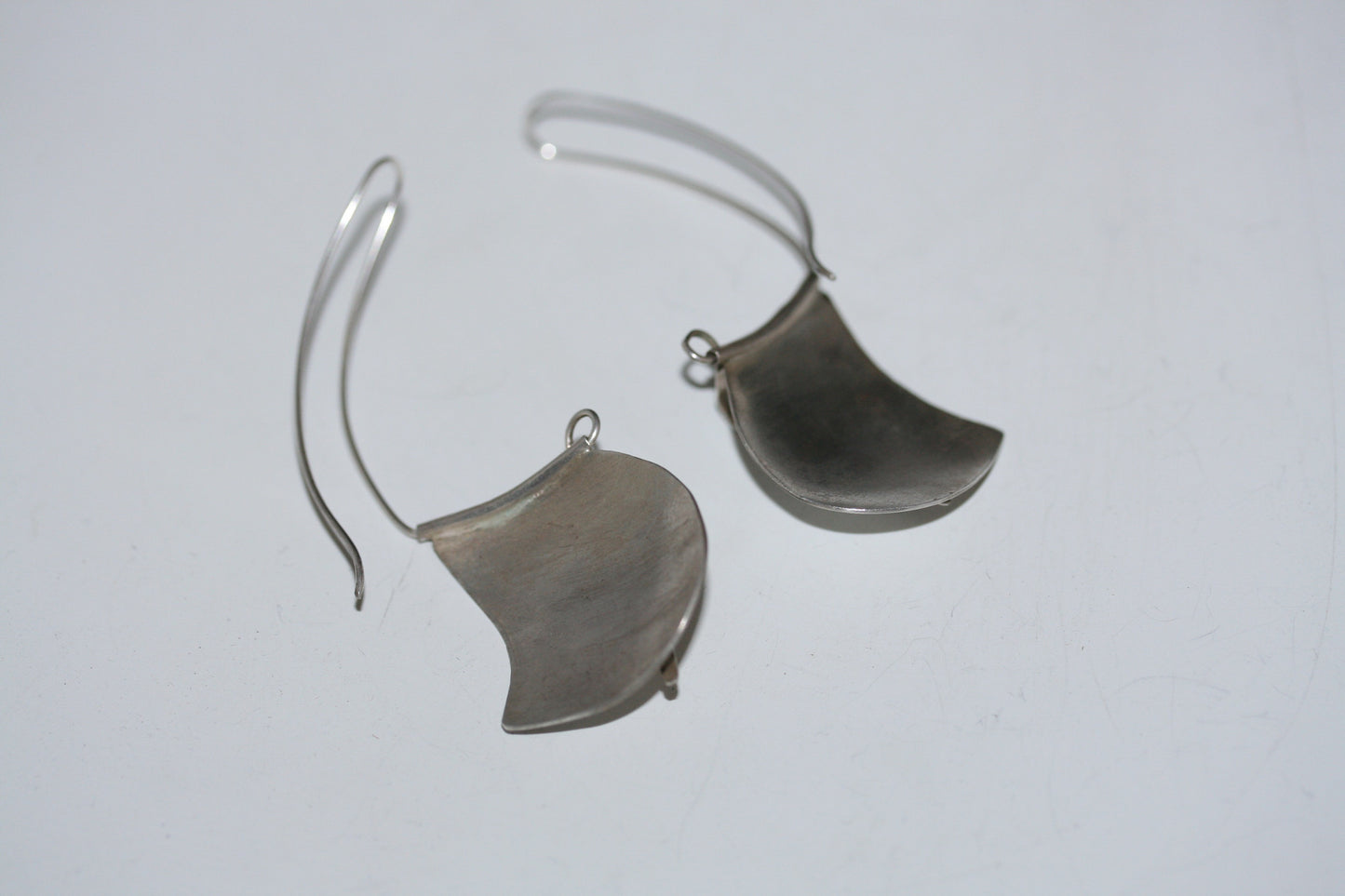 Extra Long Dangle Sterling Silver Earrings