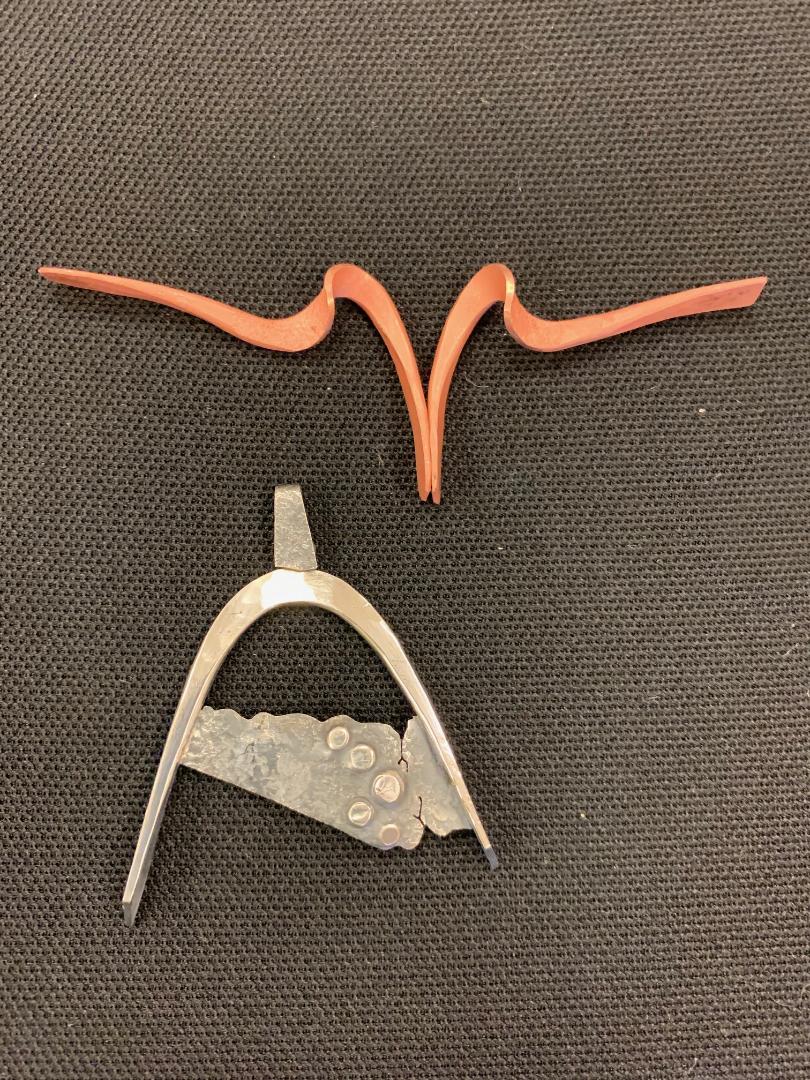 2026 September 25,26,27  Fred Zweig,  Forged Neck Collars    Cost-$499, Delrin blocks- $35