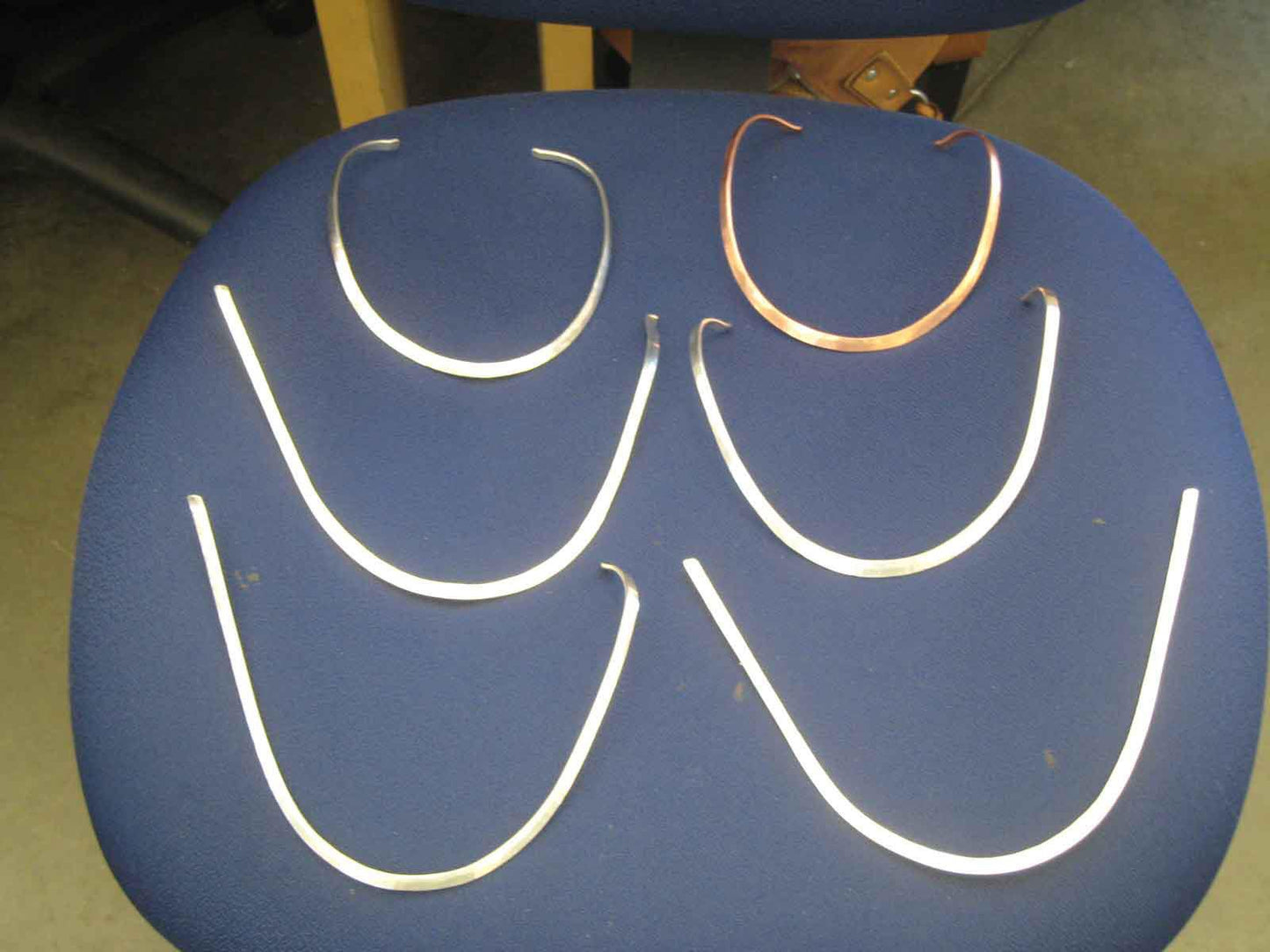 2026 September 25,26,27  Fred Zweig,  Forged Neck Collars    Cost-$499, Delrin blocks- $35