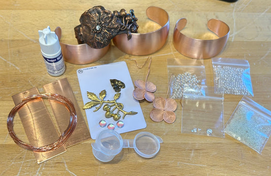 2026 August 14,15,16, Electroforming-Designing and Creating with Conductive Materials Cost-$525  Kit- $55